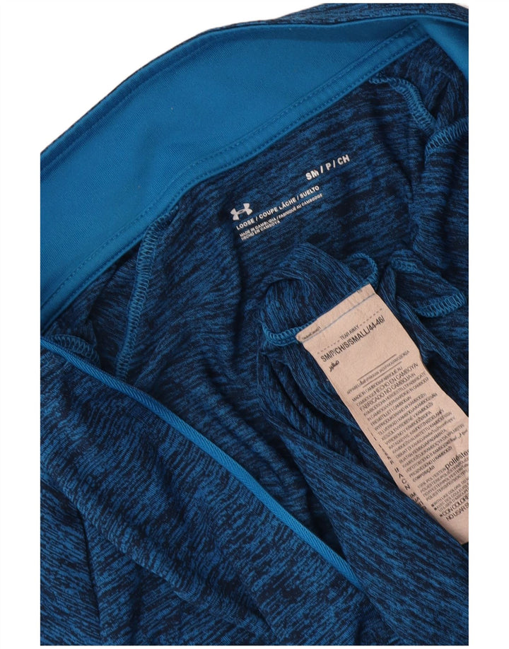 Pantaloni de trening Under Armour pentru bărbați, cu fermoar și gât, cu pulover, albastru mic