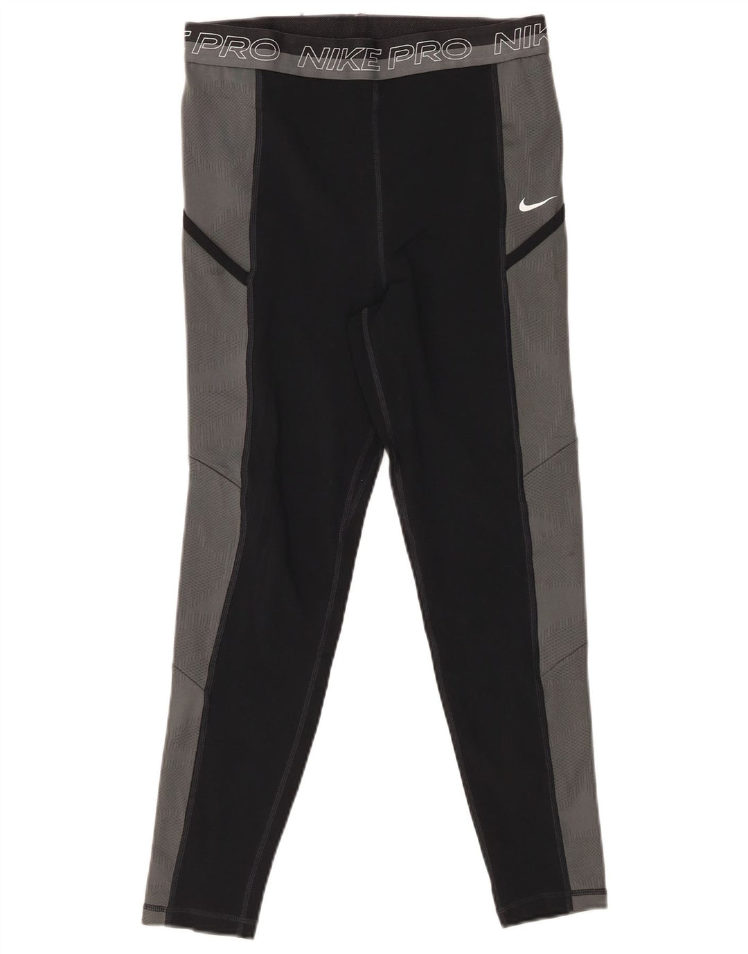 Leggings Nike Dri Fit Graphic pentru femei UK 12 Poliester mediu negru