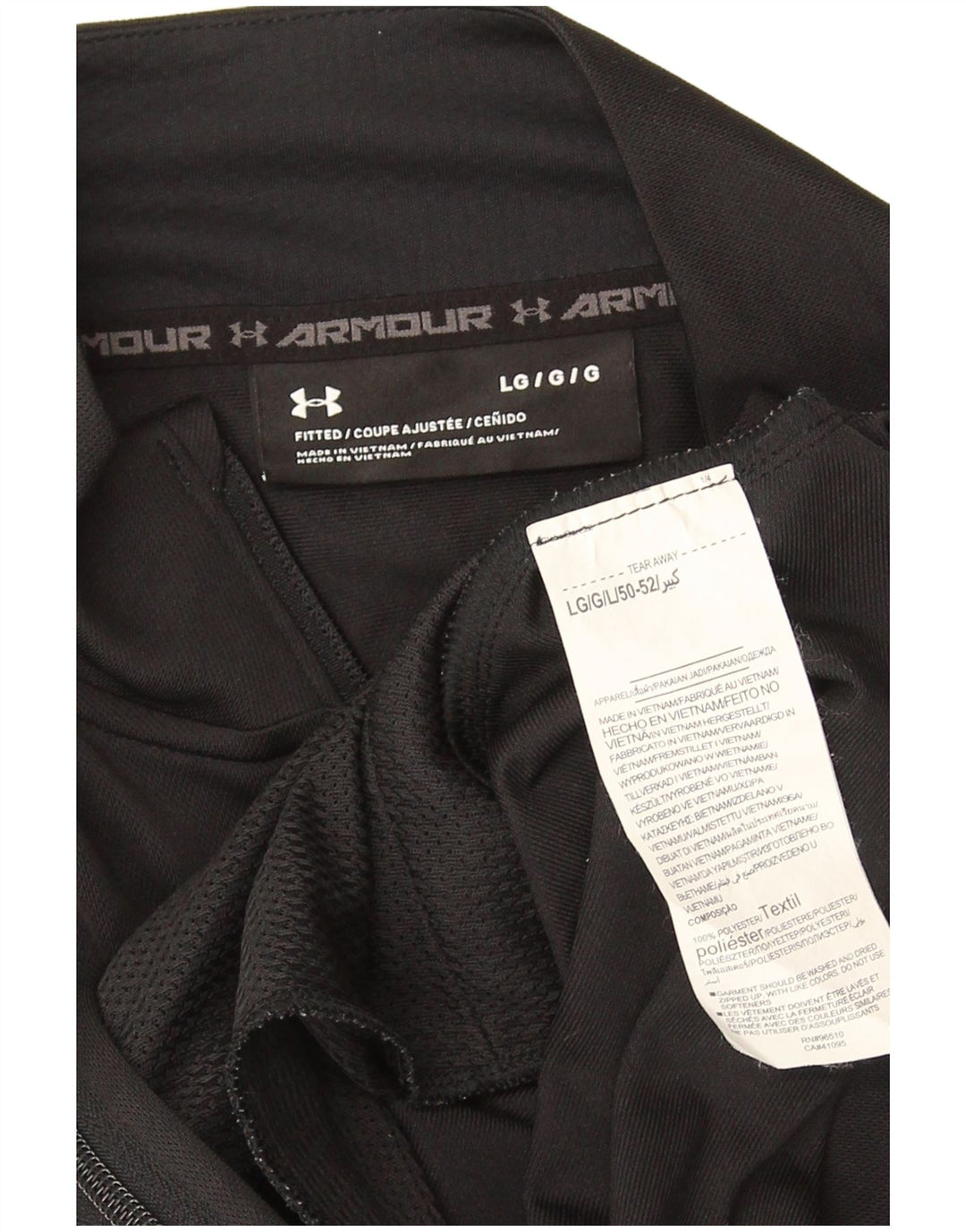 Jachetă de trening pentru bărbați Under Armour, mare, negru, poliester