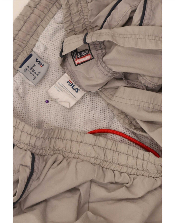 Pantaloni scurți sport Fila pentru bărbați, nailon, gri mici