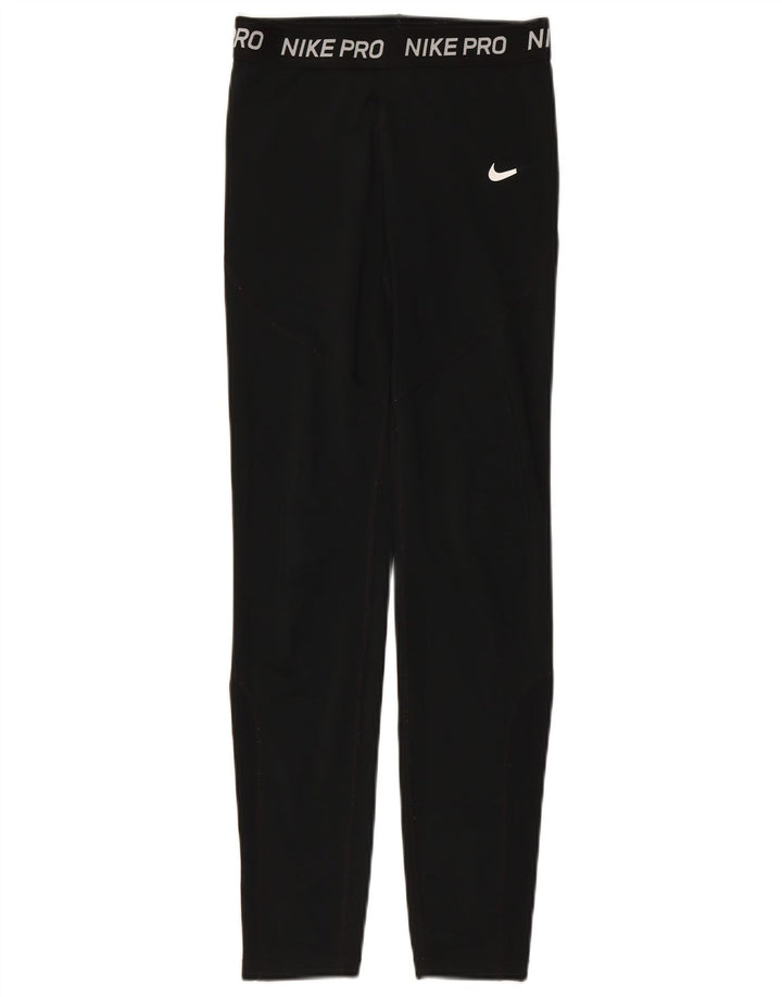 Leggings NIKE Fete Dri Fit Graphic 13-14 ani XL Poliester negru