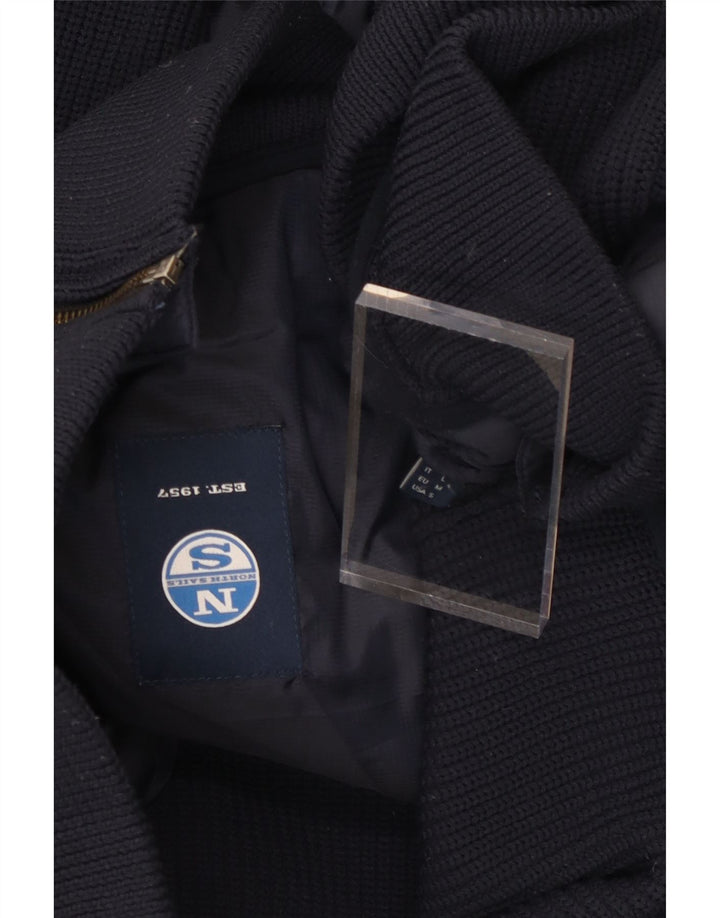 Cardigan pentru bărbați North Sails, poliester mare, albastru