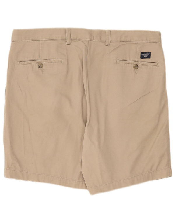 Pantaloni scurți chino pegged Dockers pentru bărbați W36, mari, bej, bumbac