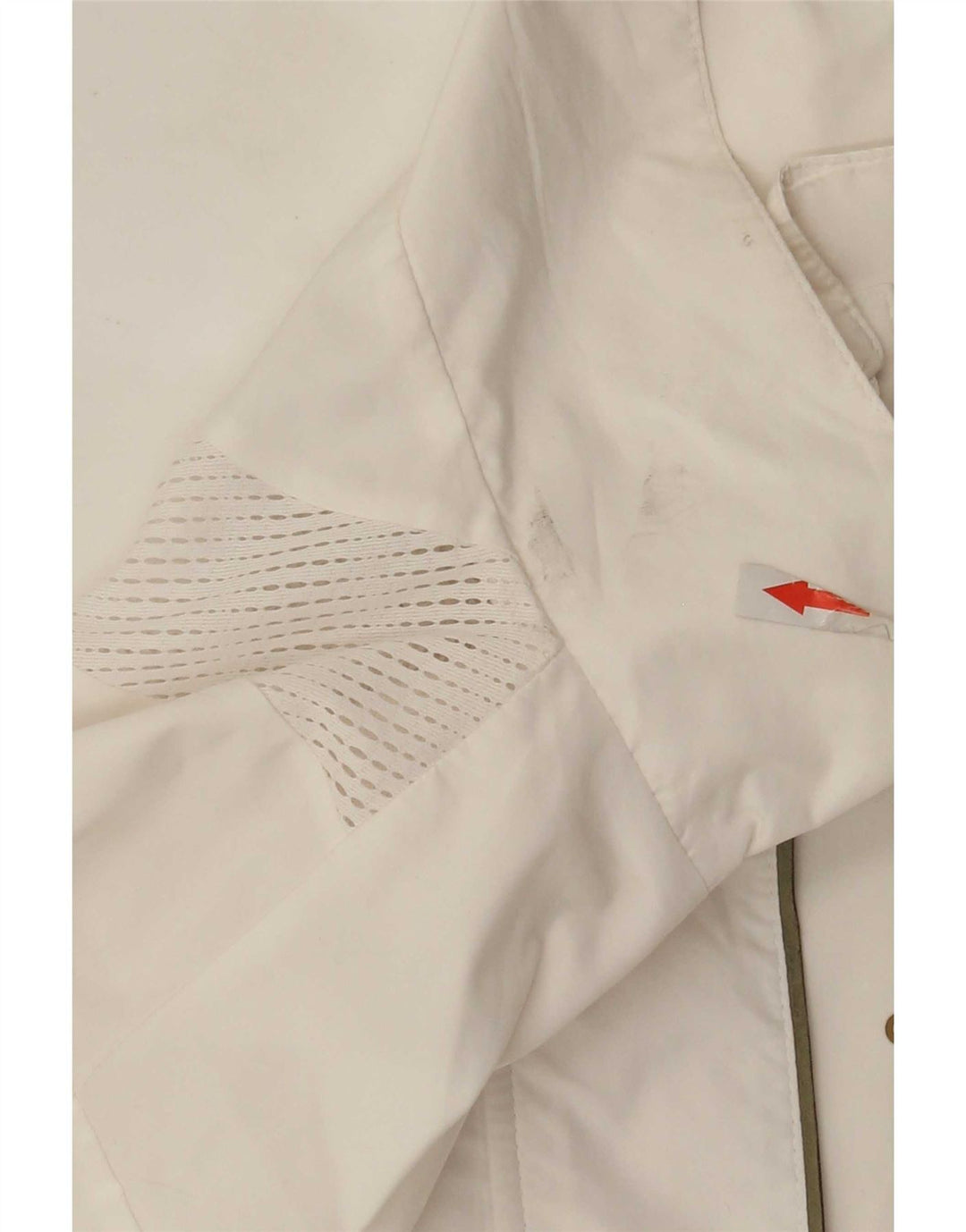Jachetă de trening pentru femei Adidas UK 12 Poliester alb mediu