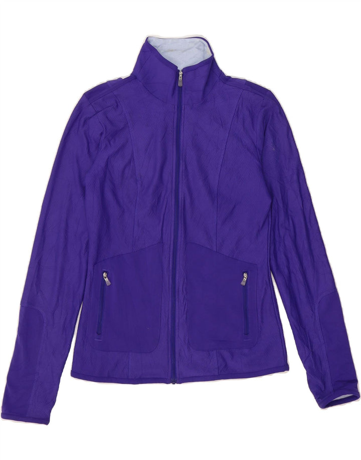 ADIDAS Womens Climalite Tracksuit Top Jacket UK 10 Small Purple Polyester Vintage Adidas and Second-Hand Adidas from Messina Hembry 
