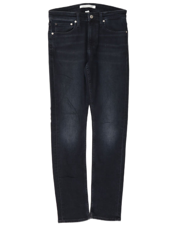 Blugi slim pentru bărbați Calvin Klein L28 L32 Bumbac bleumarin