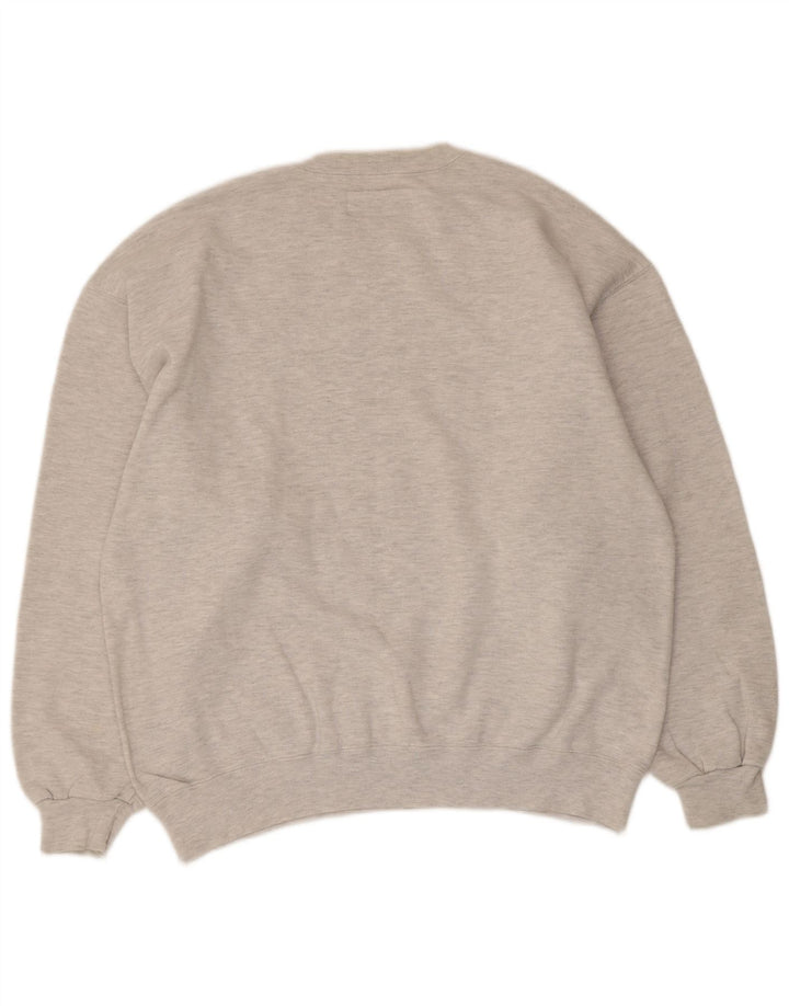 Hanorac grafic pentru bărbați Russell Athletic Pulover XL bumbac gri