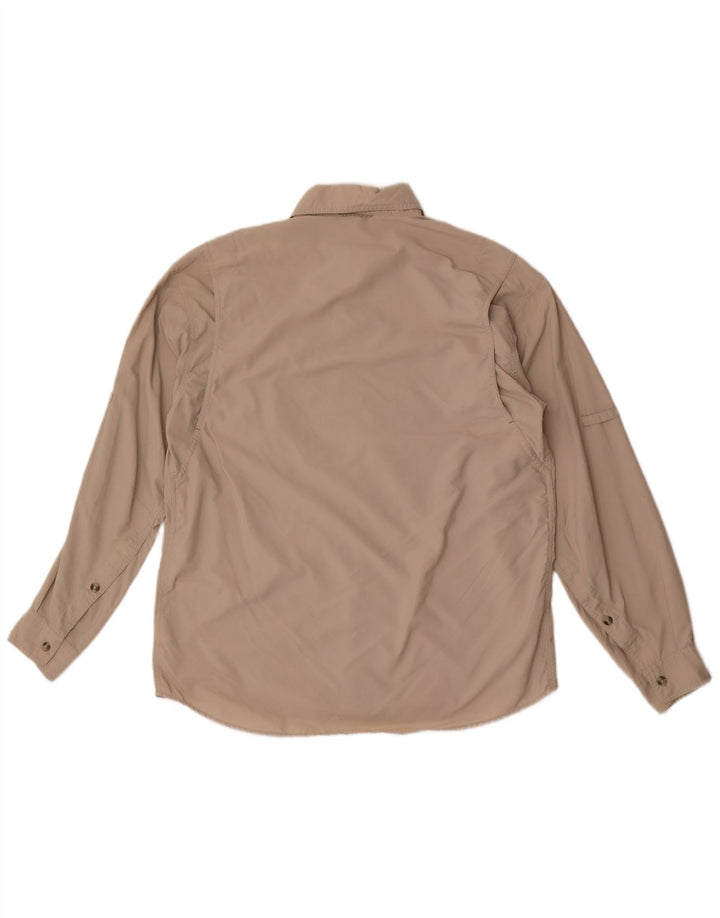 Cămașă Columbia Bărbați Mic Bej Nailon
