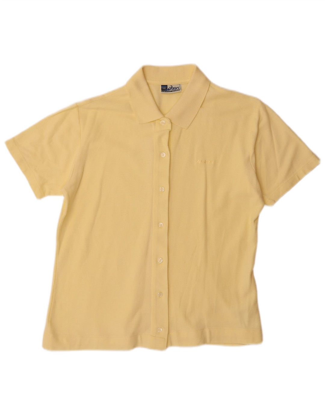 Cămașă cu mânecă scurtă pentru femei ASICS UK 14 Large Yellow