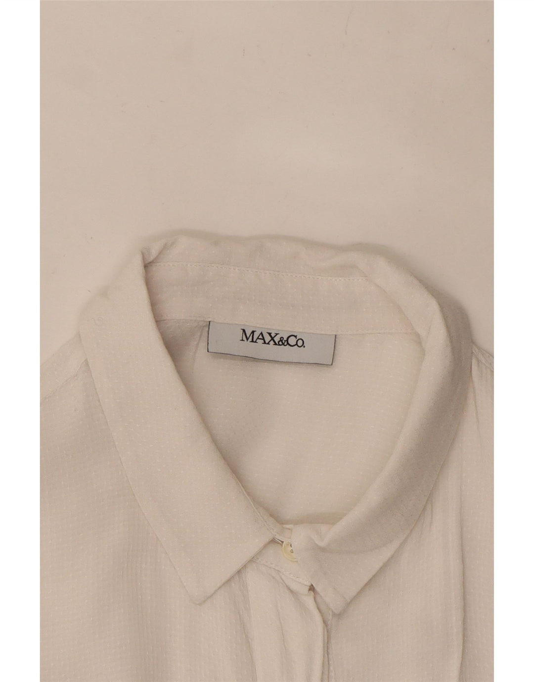 Cămașă Crop pentru femei Max & Co. UK 10 Small White Spotted