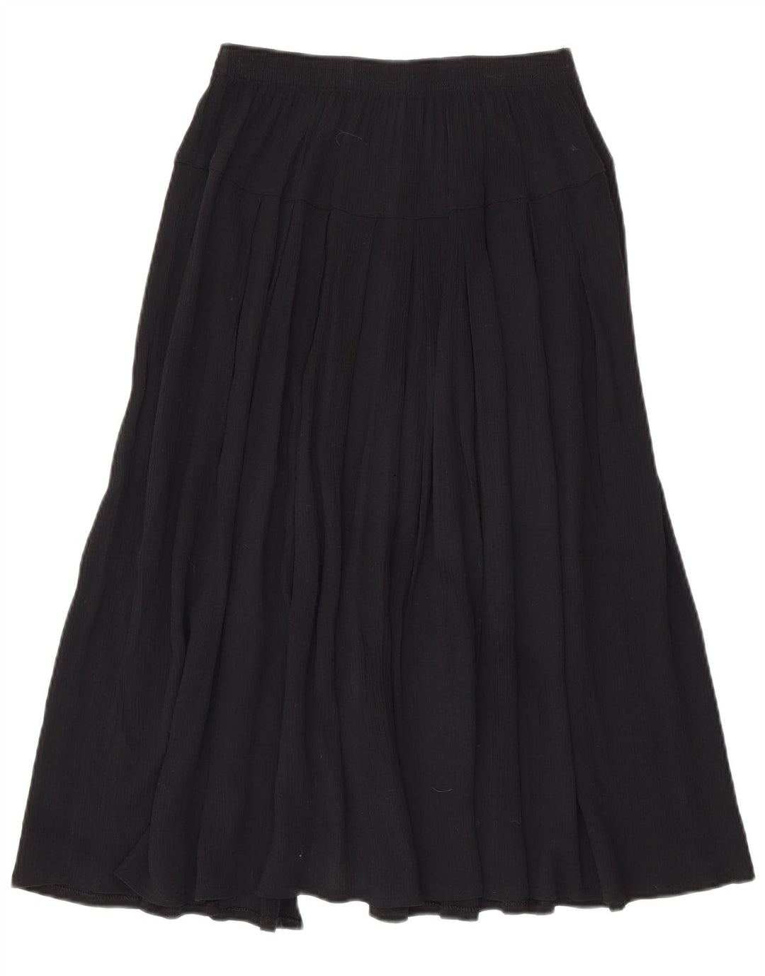 Fustă A-Line Vintage pentru femei W32 Viscoză Neagră