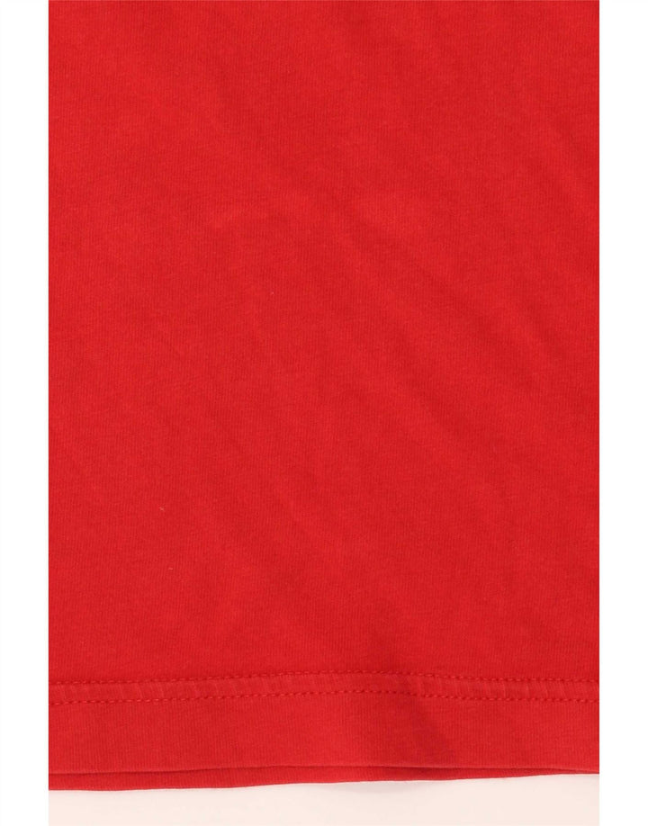 Tricou pentru bărbați Adidas Top Medium Red Bumbac