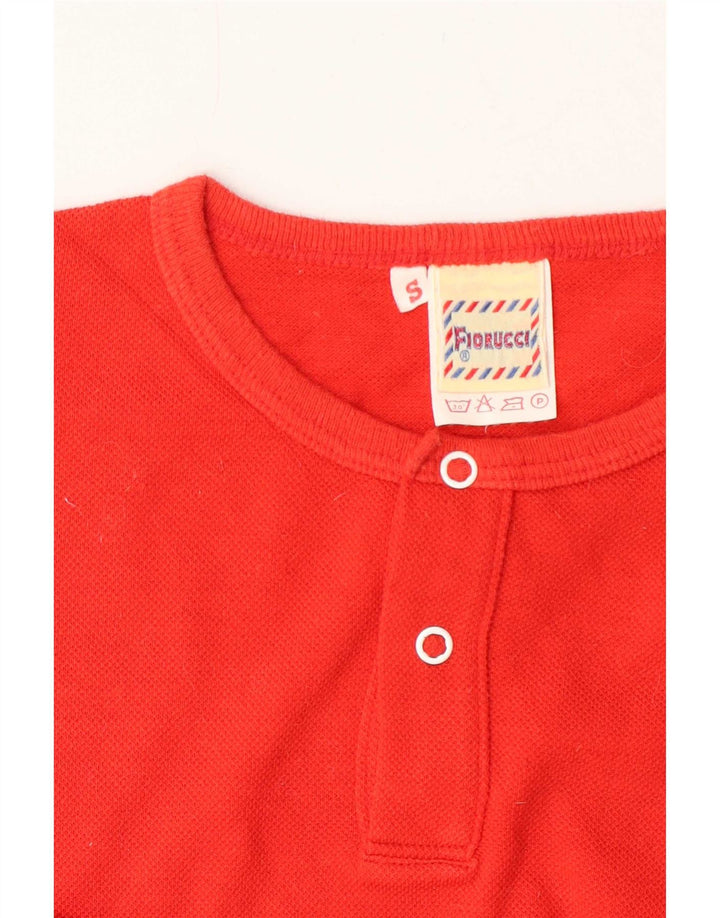 Tricou Fiorucci pentru femei Top UK 10 Small Red Bumbac