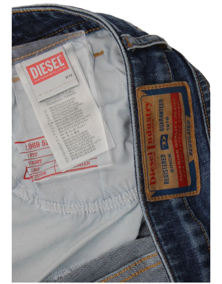 DIESEL Blugi Bootcut pentru femei W30 L28 Bumbac bleumarin