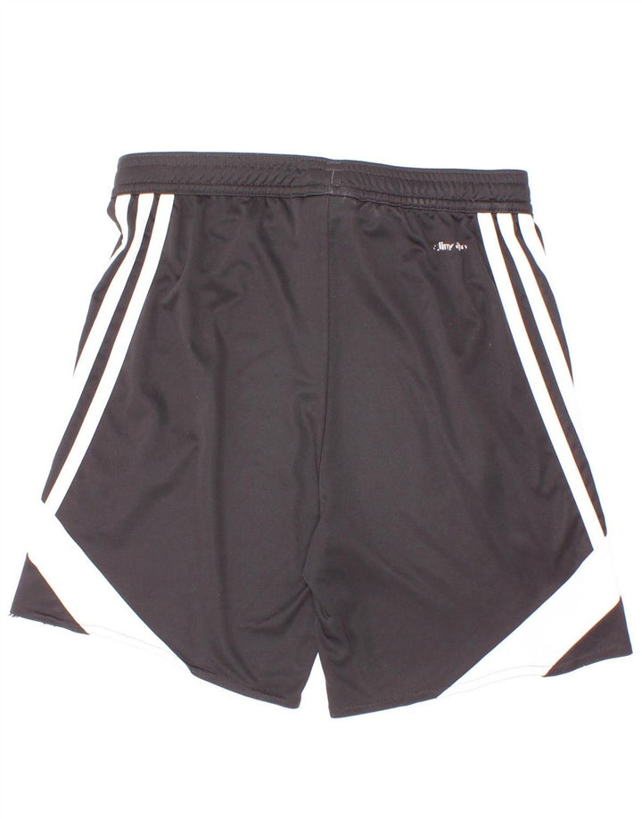 Pantaloni scurți sport pentru băieți Adidas 9-10 ani, mediu negru, poliester color bloc