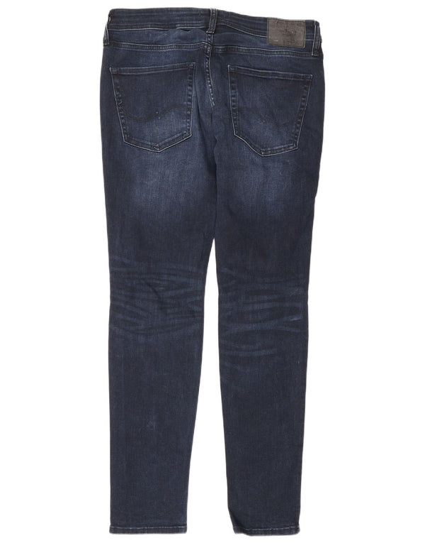 Blugi pentru bărbați Jack & Jones Liam skinny W33 L32 bumbac bleumarin