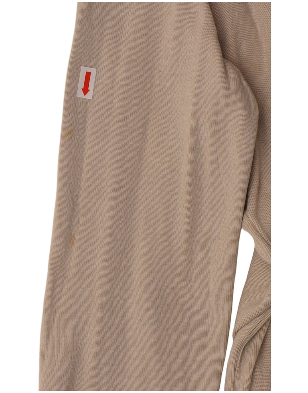 Bluză Crop Top pentru femei Calvin Klein UK 14, mare, bej, bumbac