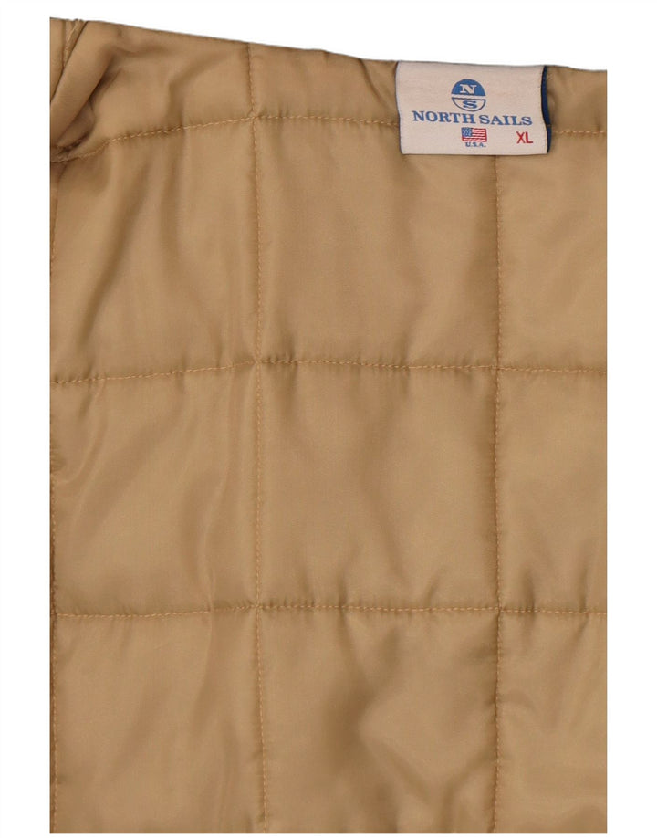 Jachetă căptușită cu glugă North Sails pentru bărbați UK 42 XL Bej