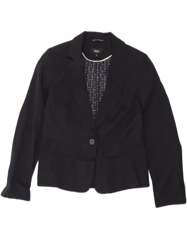 Blazer pentru femei Marks & Spencer UK 14 Medium bleumarin cu dungi