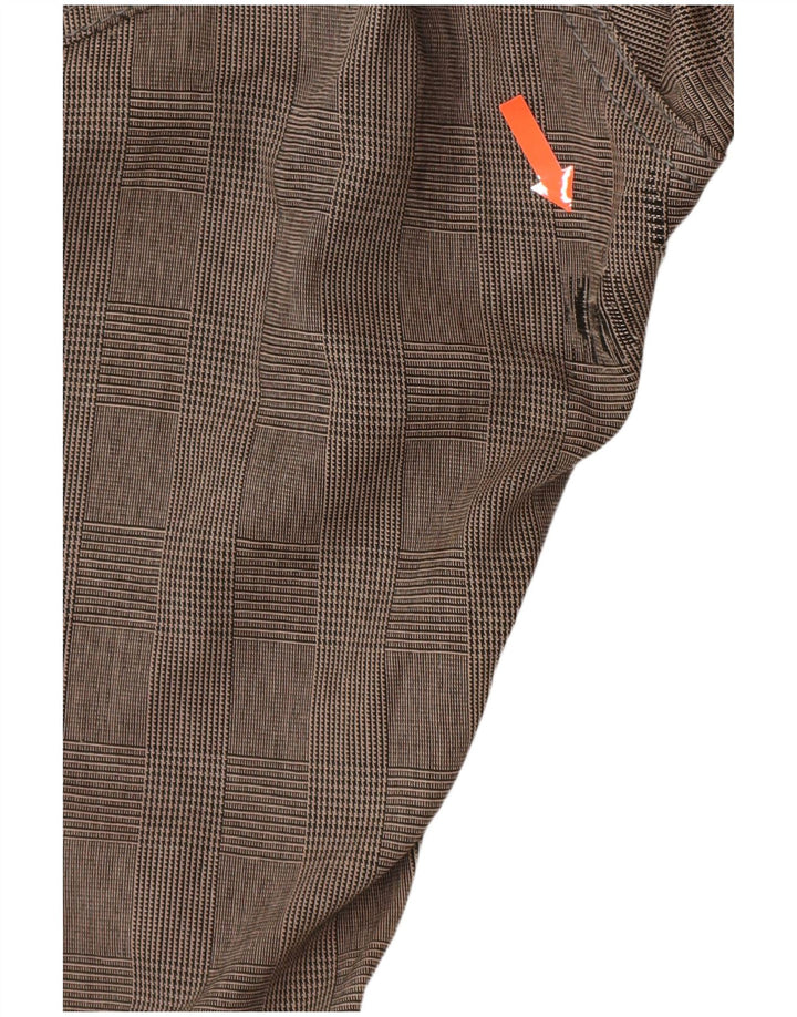 Pantaloni casual drepti pentru bărbați MURPHY & NYE W33 L30 gri Houndstooth