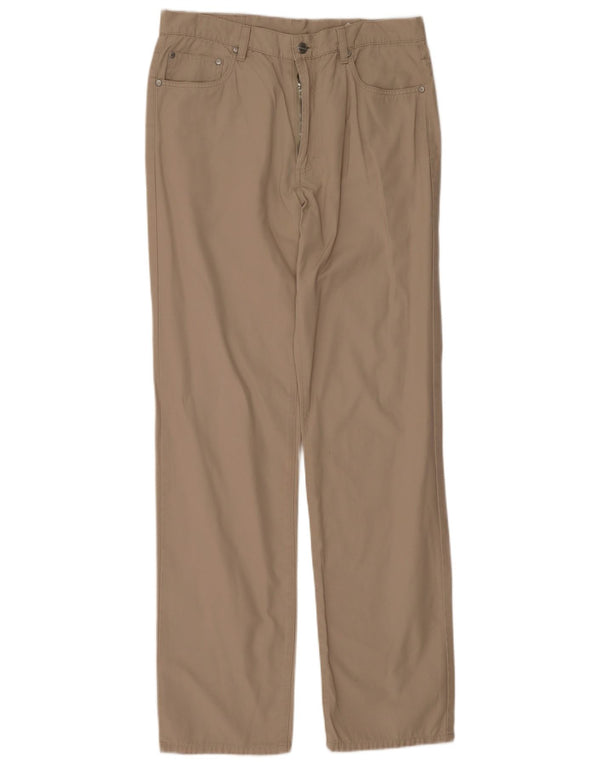 Belfe Pantaloni Drepți Casual Bărbați L33 L33 Bumbac Bej