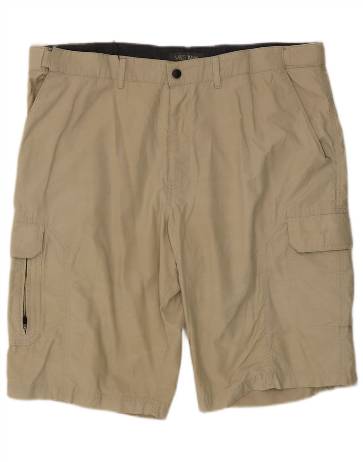 Pantaloni scurți cargo pentru bărbați Marks & Spencer W38 XL bej