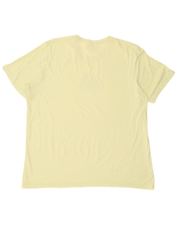 Tricou grafic Adidas pentru bărbați Top 2XL bumbac galben