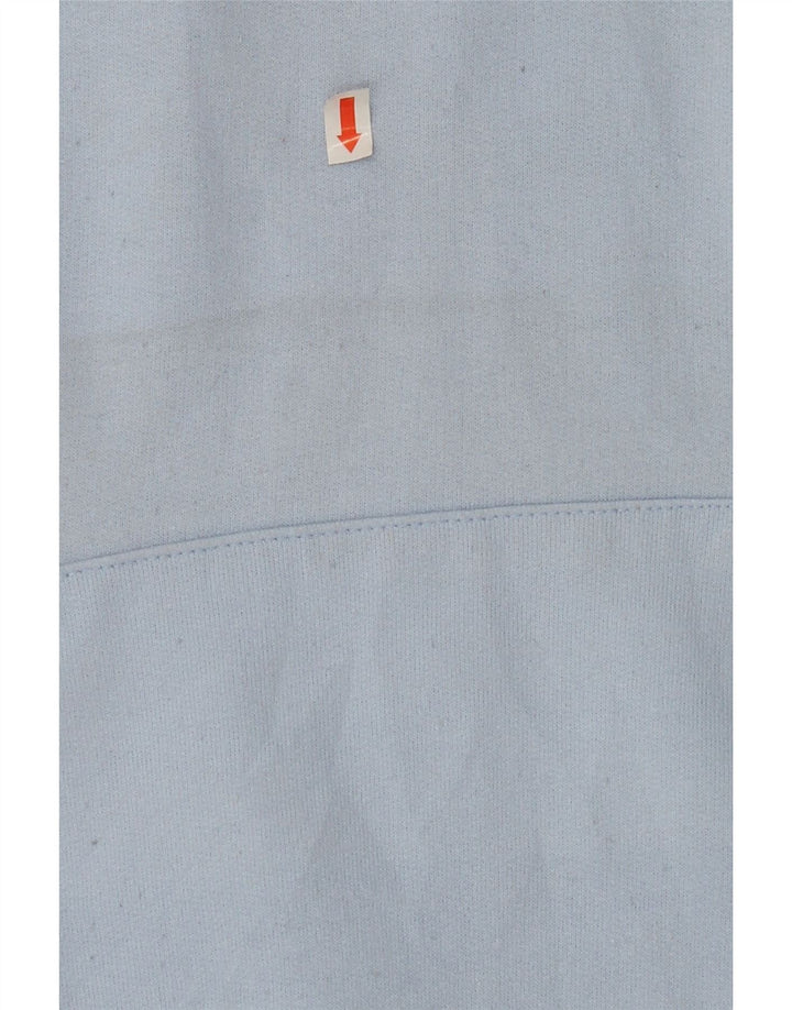 CHAMPION Womens Graphic Hoodie Jumper UK 16 Large Blue Polyester Vintage Champion and Second-Hand Champion from Messina Hembry 