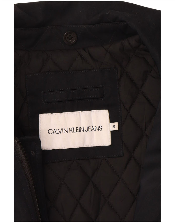 Jachetă Bomber pentru bărbați Calvin Klein Jeans UK 36 Poliester negru mic