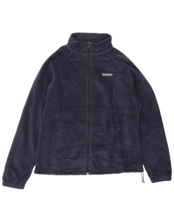 Jachetă fleece Columbia pentru femei UK 16, mare, albastru, poliester