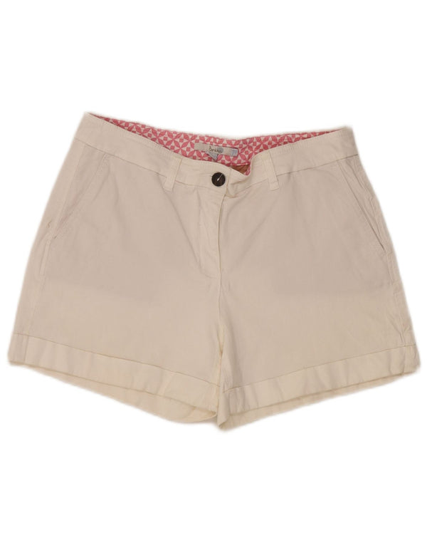 Pantaloni scurti chino Boden pentru femei UK 12 Medium W30 Bumbac alb