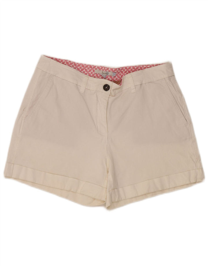Pantaloni scurti chino Boden pentru femei UK 12 Medium W30 Bumbac alb