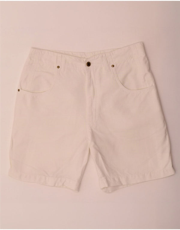Pantaloni scurți casual Kenny S pentru femei cu talie înaltă W32, lenjerie albă mare