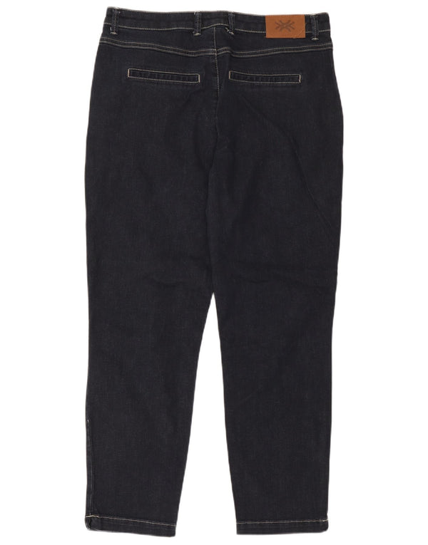 Blugi conici Scarlett-Chino pentru femei Benetton L34 L27 bleumarin