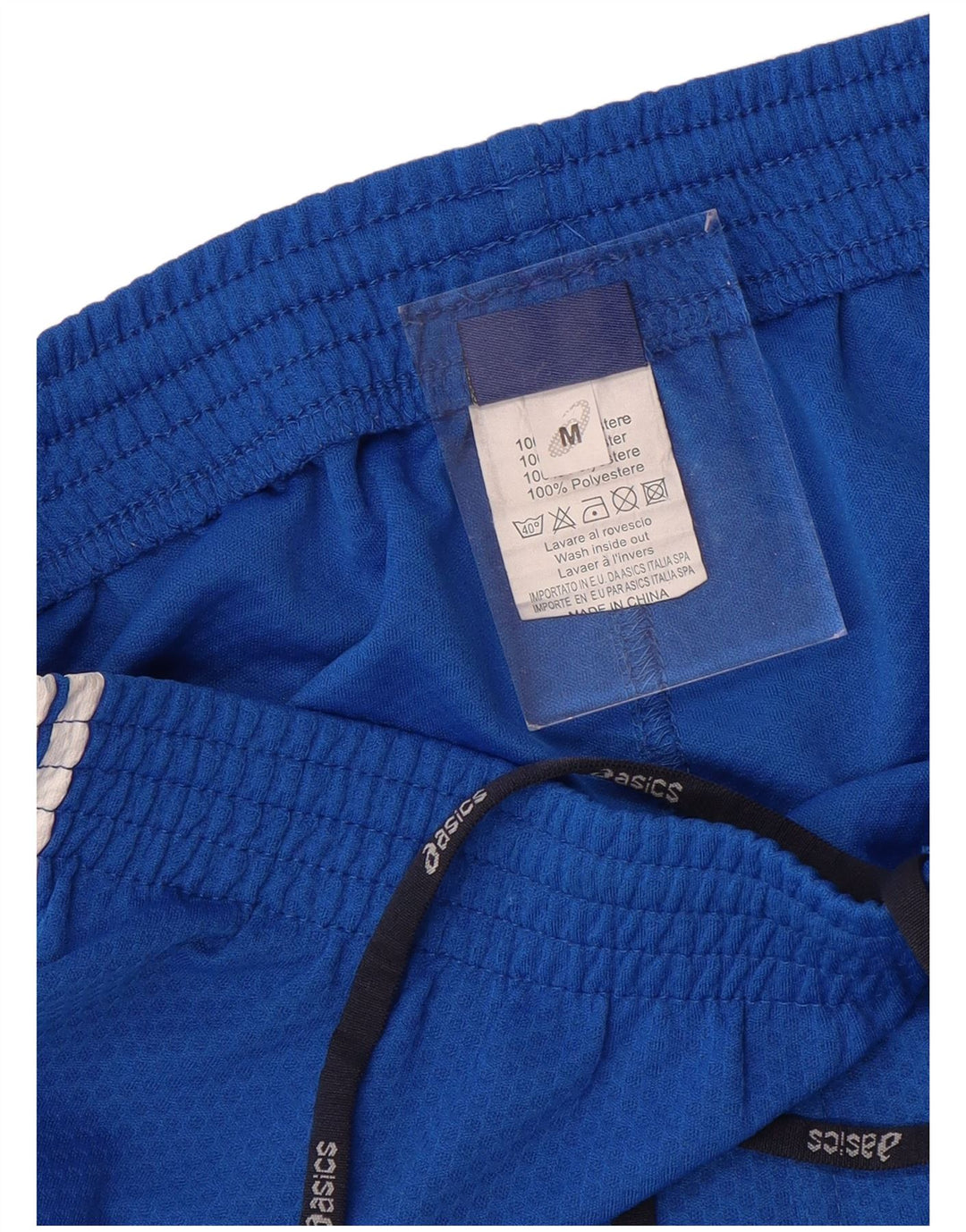 Pantaloni scurți sport ASICS pentru bărbați, poliester albastru mediu