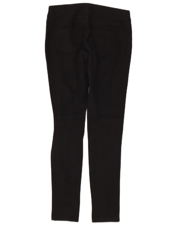 Pantaloni skinny casual pentru fete Benetton 13-14 ani 3XL W28 L29 bumbac negru