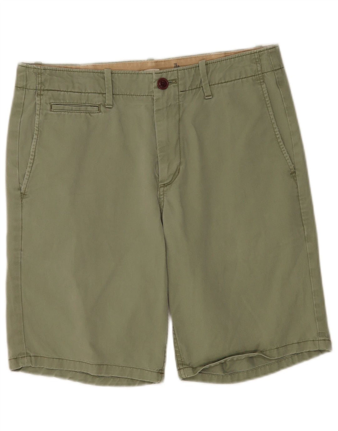 Pantaloni scurți chino pentru bărbați Gap W31, bumbac verde mediu