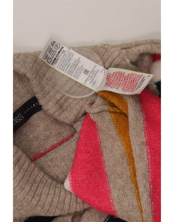 Pulover pentru femei Marks & Spencer cu gât rulat, UK 18 XL, multicolor