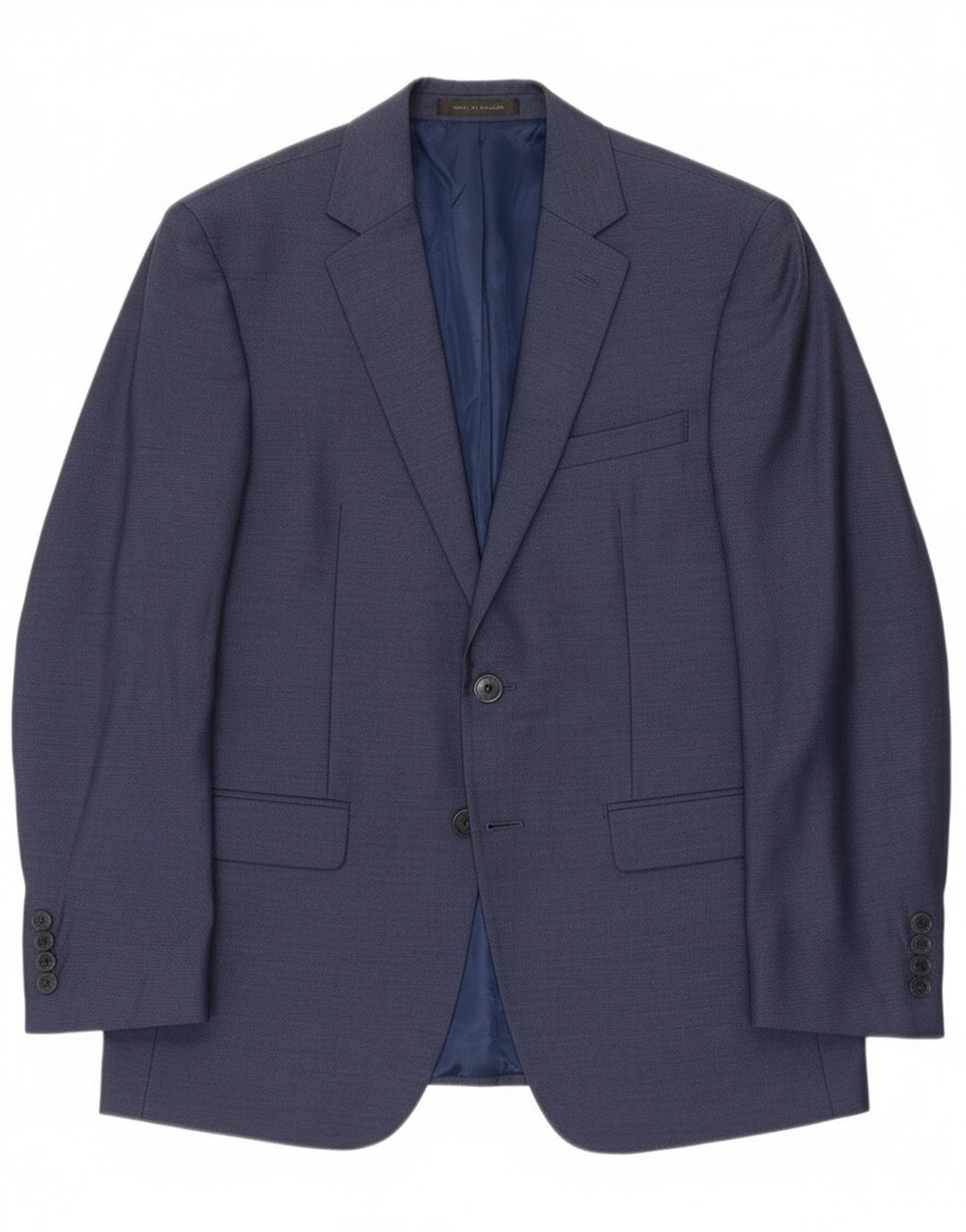 Jachetă Blazer pentru bărbați Calvin Klein cu 2 nasturi UK 38 Poliester mediu bleumarin