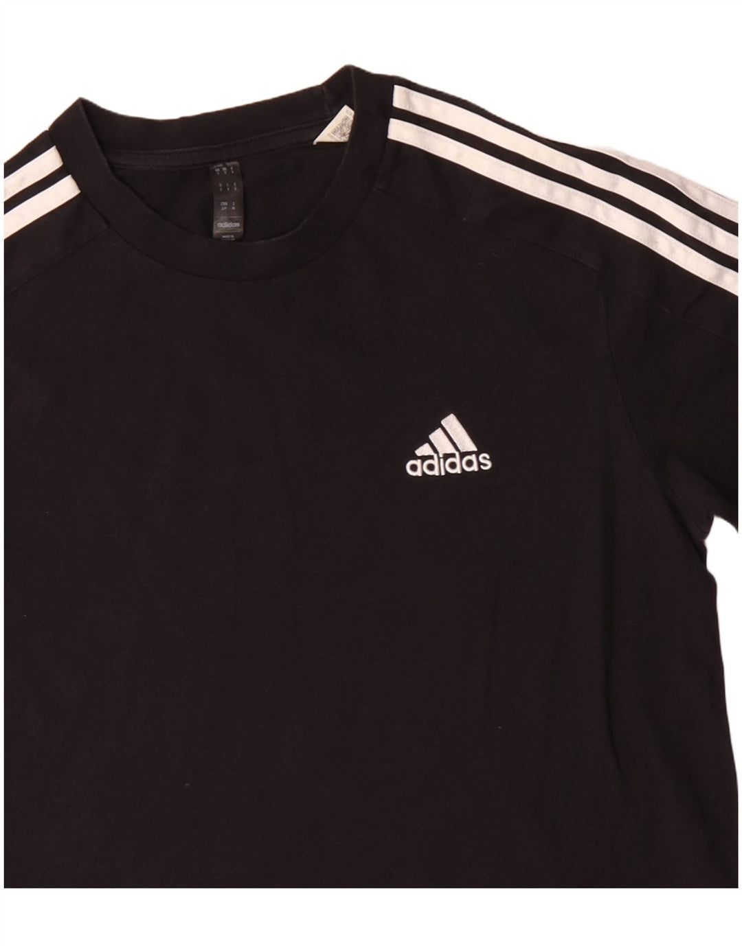 Tricou pentru bărbați Adidas Top mic, negru, bumbac