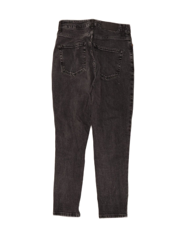 Topshop blugi mom skinny pentru femei W26 L25 bumbac gri