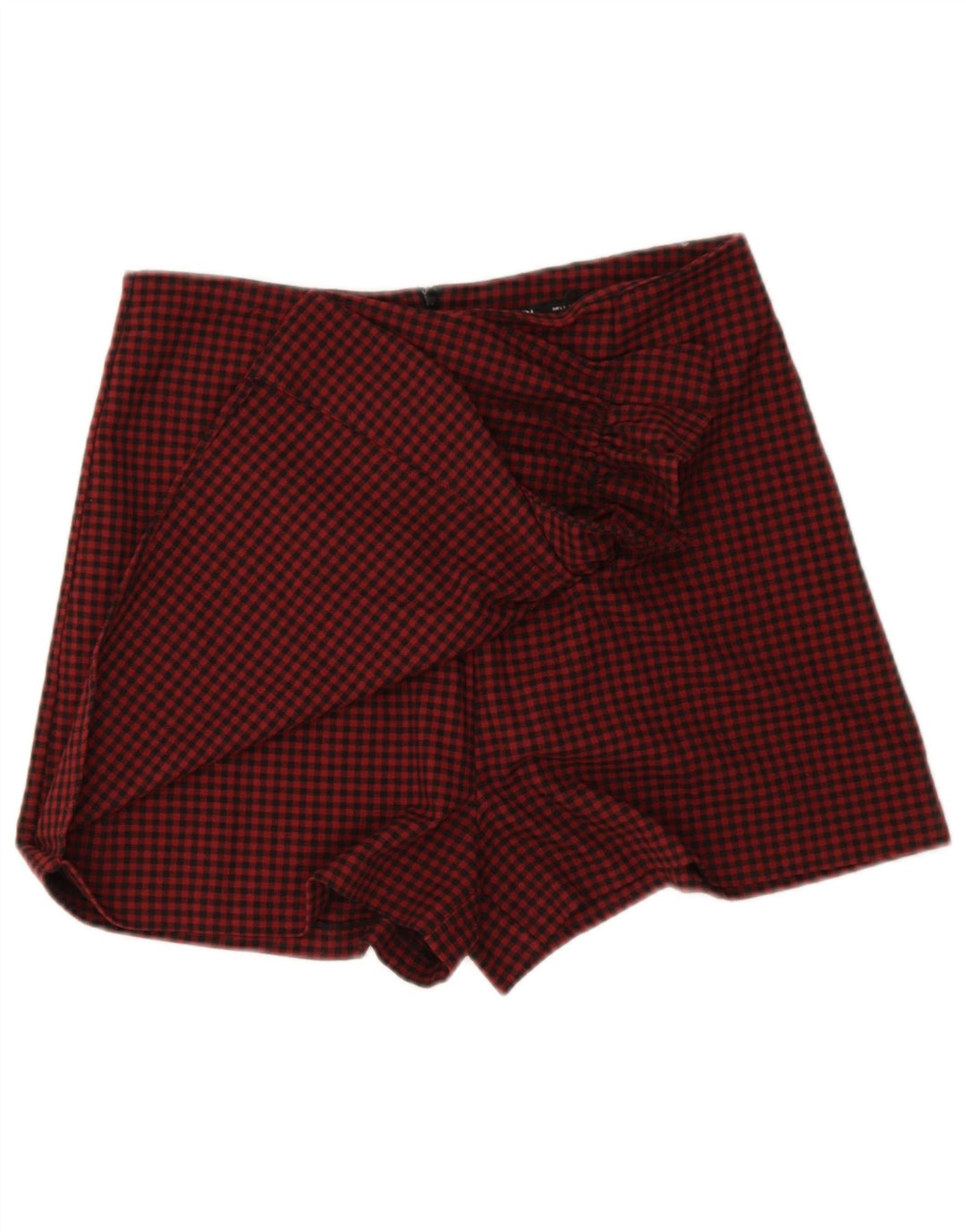 Pantaloni scurți casual pentru femei Zara, mari W30 L3, roșu, vichy