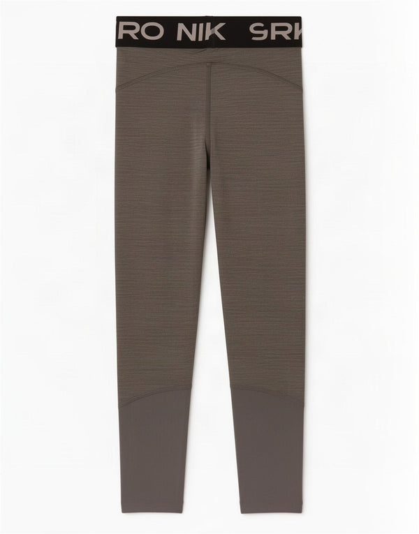 Leggings cu grafică Nike Dri Fit Capri pentru femei UK 8 Mici, gri, blocuri de culoare