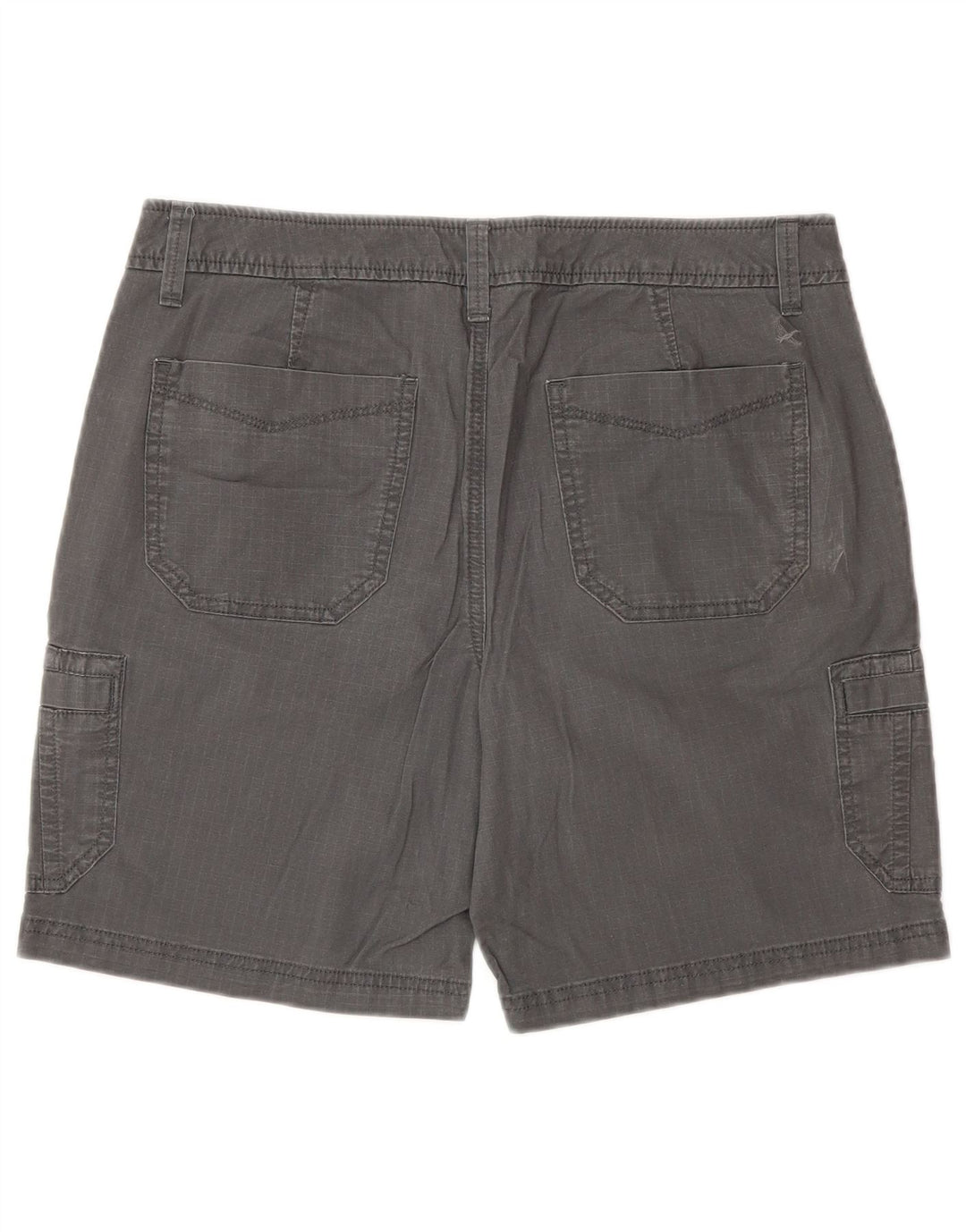 Pantaloni scurti cargo pentru femei, Eddie Bauer, ușor curbate, US 6, mediu W30, bumbac gri