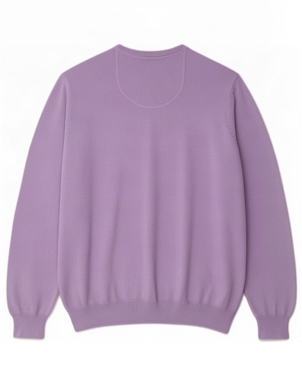Marks & Spencer Pulover pentru bărbați Blue Harbour cu decolteu rotund mare violet