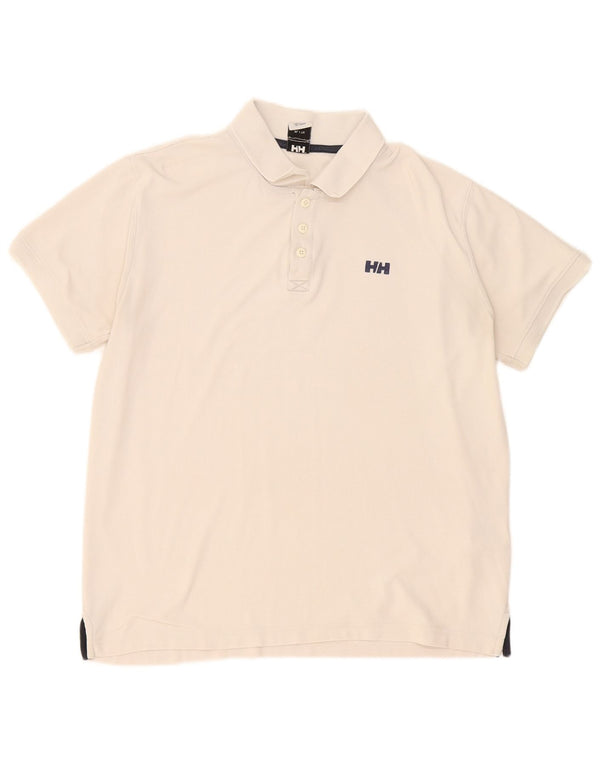 Helly Hansen tricou polo pentru bărbați XL din poliester alb