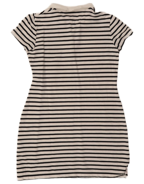 Rochie polo Tommy Hilfiger pentru femei UK 18 XL, bumbac cu dungi albe