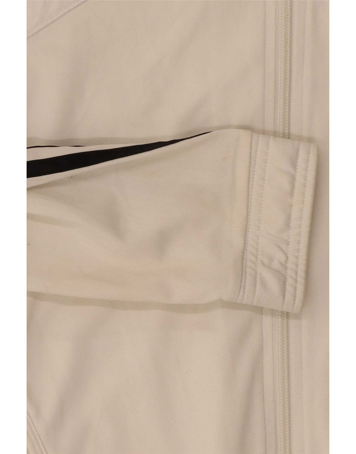 Jachetă de trening Adidas Clima 365 pentru femei UK 8/10 Poliester alb mic