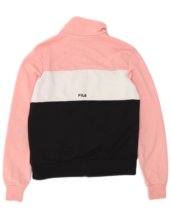 Jachetă de top pentru trening cu grafic pentru femei Fila UK 6 XS, multicoloră