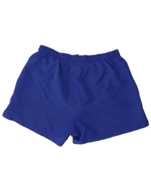 Pantaloni scurți sport pentru bărbați Adidas, poliester albastru mediu